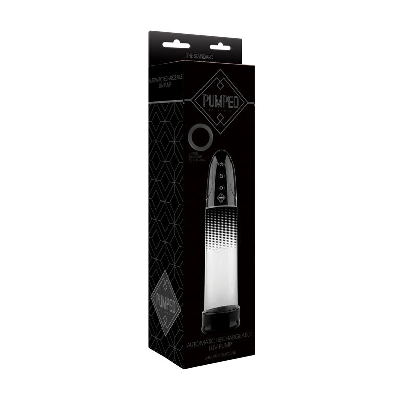 Pumped Automatic Rechargeable Luv Pump - Black USB Rechargeable Powered Penis Pump